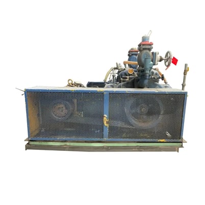75 HP Mycom #N8A, 8-Cylinder Reciprocating Compressor, 460 V, Belt Driven - Image 2
