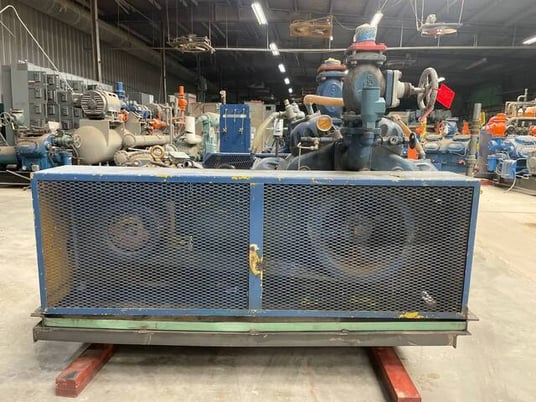 75 HP Mycom #N8A, 8-Cylinder Reciprocating Compressor, 460 V, Belt Driven - Image 4