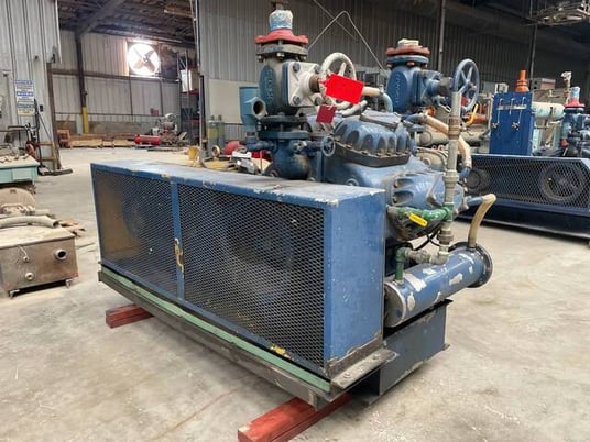 75 HP Mycom #N8A, 8-Cylinder Reciprocating Compressor, 460 V, Belt Driven - Image 5