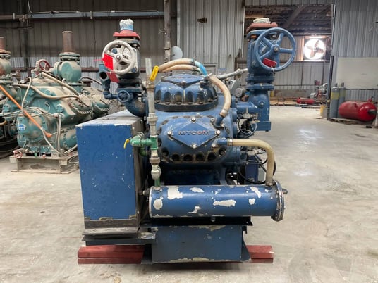 75 HP Mycom #N8A, 8-Cylinder Reciprocating Compressor, 460 V, Belt Driven - Image 8