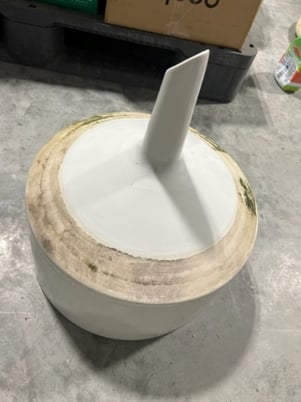 14" Ceramic Funnel Sieve - Image 1