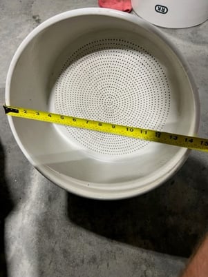 14" Ceramic Funnel Sieve - Image 2