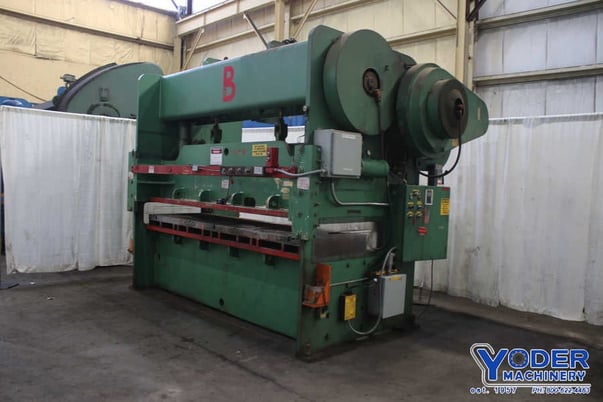 100 Ton, Dreis & Krump #SS100-36-120, double crank press, 6" stroke, 12" Shut Height, air clutch, #76322 - Image 1