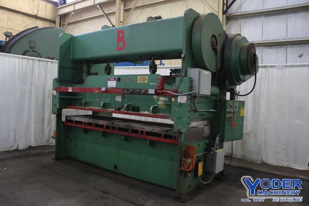 100 Ton, Dreis & Krump #SS100-36-120, double crank press, 6" stroke, 12" Shut Height, air clutch, #76322 - Image 2