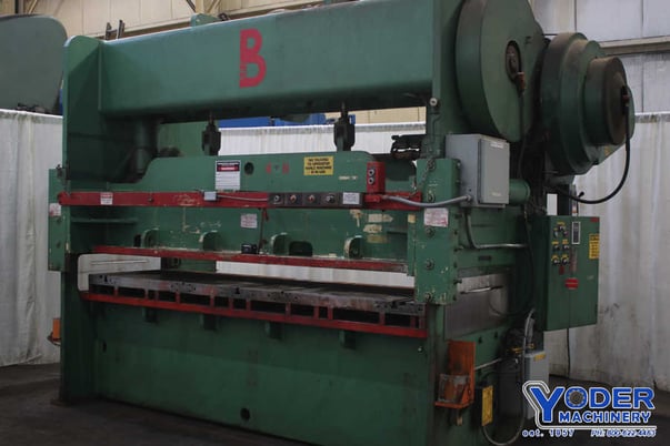 100 Ton, Dreis & Krump #SS100-36-120, double crank press, 6" stroke, 12" Shut Height, air clutch, #76322 - Image 4