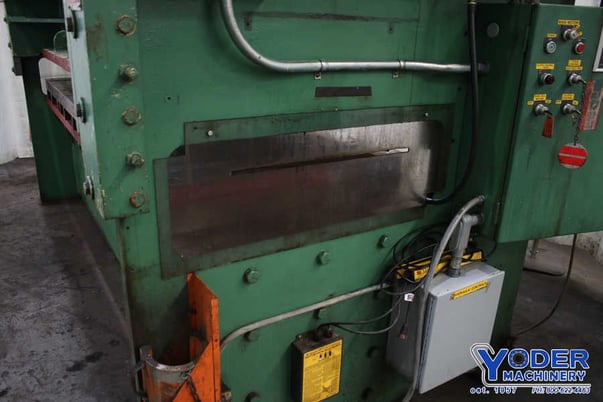 100 Ton, Dreis & Krump #SS100-36-120, double crank press, 6" stroke, 12" Shut Height, air clutch, #76322 - Image 5