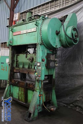 100 Ton, Niagara #SA2-100-48-30, straight side double crank press, 6" stroke, 22-1/2" Shut Height, air - Image 4