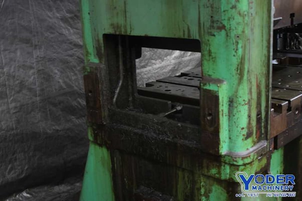 100 Ton, Niagara #SA2-100-48-30, straight side double crank press, 6" stroke, 22-1/2" Shut Height, air - Image 8