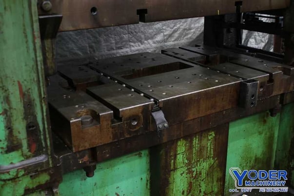 100 Ton, Niagara #SA2-100-48-30, straight side double crank press, 6" stroke, 22-1/2" Shut Height, air - Image 10