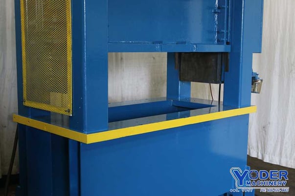 150 Ton, Heim #S150-42X60, straight side double crank press, 3" stroke, 14" Shut Height, 45 SPM, #69021 - Image 4