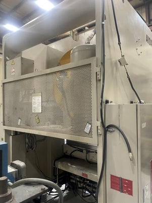 160 Ton, Aida #NC2-160(1), double crank gap press, 5.12" stroke, 18.4" Shut Height, 3.9" adj., 40-85 VSPM - Image 6