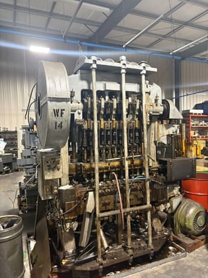 Waterbury Farrel #150-11, eyelet, air cooled & clam shell brake, 1 stripper fork - Image 1