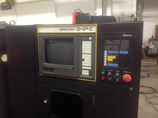 30 Ton, Amada #Pega-357, 58 station, automatic index, 50" x 72" sheet, 4.5" hole, 350 SPM, Fanuc 04PC, 1999 - Image 3