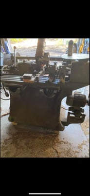 Hemple #CL-8 Wood Turning Lathe, 20" capacity, 1/4" turn diameter, manual feed but automatic cycle - Image 1