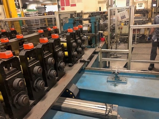 CBM LY 1275, rollforming system, Dual System Decoiler, Straightener, Welder, 1999 - Image 5