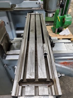 Lagun #FTV-1, vertical mill, 10" x44" table, AcuRite 2-Axis digital read out, 3 HP, one shot lube - Image 4