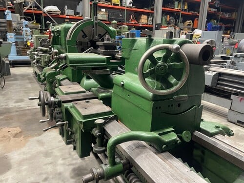 45" x 150" LeBlond lathe, 2-1/4" spindle bore, (16) spindle feeds 6.5-400 RPM, #14924C - Image 4