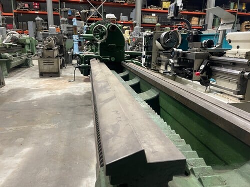 45" x 150" LeBlond lathe, 2-1/4" spindle bore, (16) spindle feeds 6.5-400 RPM, #14924C - Image 5