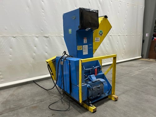 Gloucester Engineering #1218-BP-20, shredder, 8" x 15" chute, 1977, #16674C - Image 6