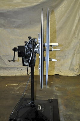 150 lb. Rapid-Air #RX3A154E, motorized uncoiler, 7" mandrel, 60" outside dimensions, 9"-15.5" ID, 50 RPM, 36" - Image 1