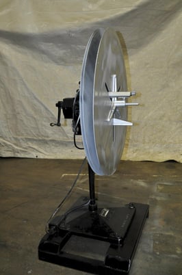 150 lb. Rapid-Air #RX3A154E, motorized uncoiler, 7" mandrel, 60" outside dimensions, 9"-15.5" ID, 50 RPM, 36" - Image 3