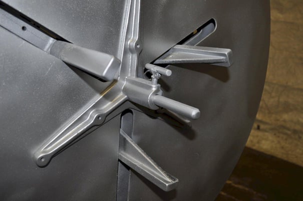 150 lb. Rapid-Air #RX3A154E, motorized uncoiler, 7" mandrel, 60" outside dimensions, 9"-15.5" ID, 50 RPM, 36" - Image 6