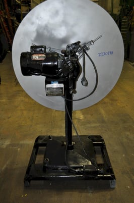 150 lb. Rapid-Air #RX3A154E, motorized uncoiler, 7" mandrel, 60" outside dimensions, 9"-15.5" ID, 50 RPM, 36" - Image 8