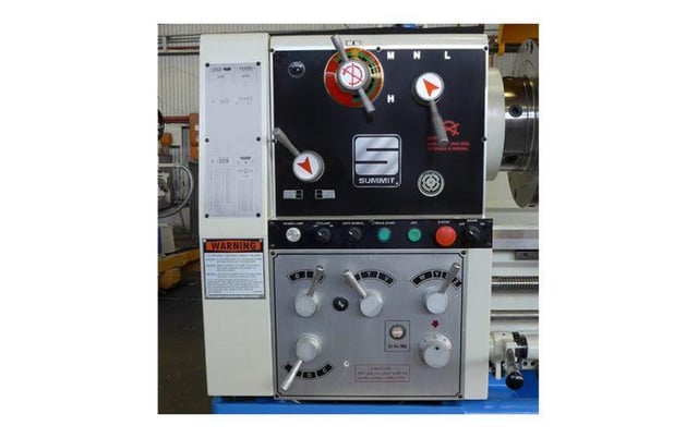 Summit #18-3-80A, Precision Engine Lathe, 18-1/4" swing, 11-1/4" swing over cross slide, 11-3/4" gap, NEW - Image 5