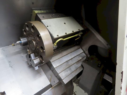 Haas #SL-20T, CNC Turning Center, 23" swing, 8" chuck, 2" bar, 10 station turret, S/n: 62546, 1999 - Image 5