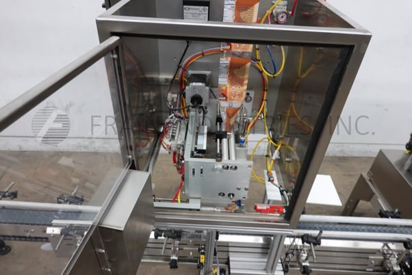 Axon #EZ300 / Thermoflow, automatic, tamper evident shrink neck bander or sleeve label applicator, Stainless - Image 2