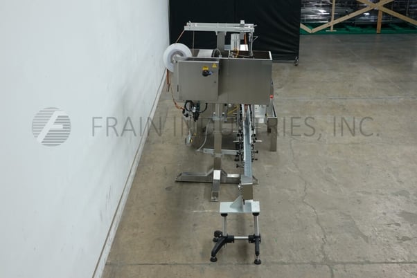 Axon #EZ300 / Thermoflow, automatic, tamper evident shrink neck bander or sleeve label applicator, Stainless - Image 3