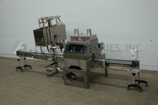 Axon #EZ300 / Thermoflow, automatic, tamper evident shrink neck bander or sleeve label applicator, Stainless - Image 5