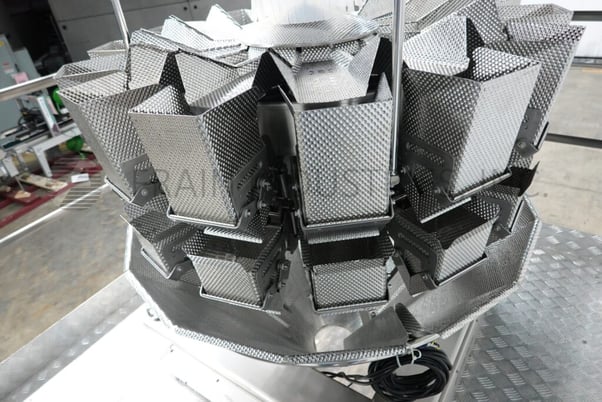 Ohlson #MHW-14SSD, combination weigh scale, filling system. Stainless steel combination weigh scale system - Image 1