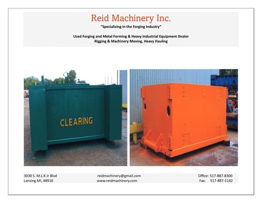 2000 Ton, Clearing #H-2000-96-144, hydraulic press, 60" stroke, 28" SH - Image 2