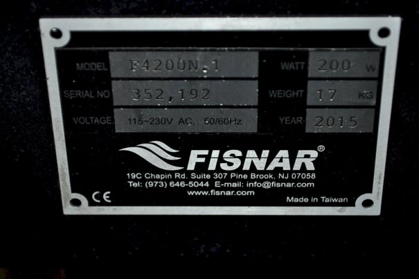 I & J Fisnar, F4200N, compact benchtop robot dispensor w/ teach, PC programmable - Image 4