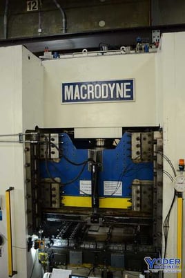 1500 Ton, Macrodyne, hydraulic punch press, 16" stroke, AB Micrologix 1500 PLC, #70947 - Image 2