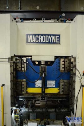 1500 Ton, Macrodyne, hydraulic punch press, 16" stroke, AB Micrologix 1500 PLC, #70947 - Image 7