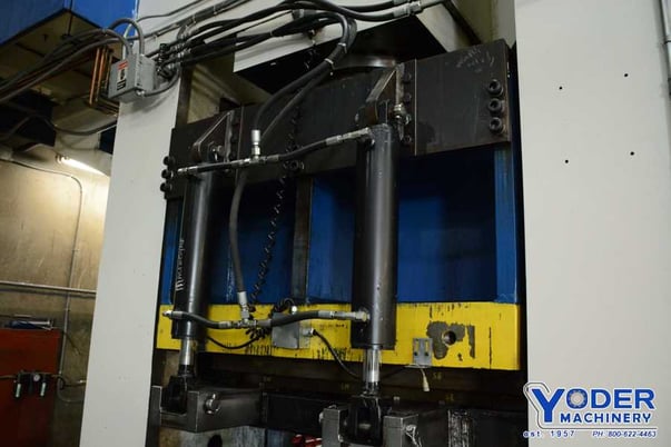 1500 Ton, Macrodyne, hydraulic punch press, 16" stroke, AB Micrologix 1500 PLC, #70947 - Image 8