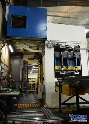 1500 Ton, Macrodyne, hydraulic punch press, 16" stroke, AB Micrologix 1500 PLC, #70947 - Image 9