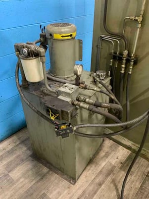 35 Ton, Hannifin #S-350-A, hydraulic C-frame press, 16-1/2" daylight, 10" throat, 5 HP, #76516 - Image 4