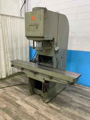 35 Ton, Hannifin #S-350-A, hydraulic C-frame press, 16-1/2" daylight, 10" throat, 5 HP, #76516 - Image 7