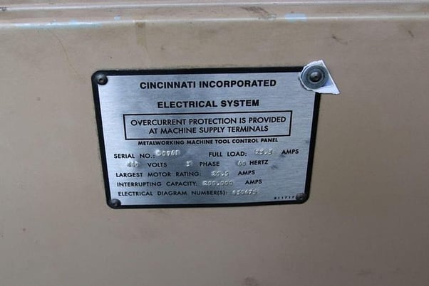 90 Ton, Cincinnati #CBII90, 2-Axis hydraulic CNC brake, 10' overall, 102-1/4" between housing, 8" stroke, 1998 - Image 10