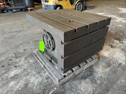 32" x 28" T-slotted tilting box table, 90&deg; tilt - Image 2