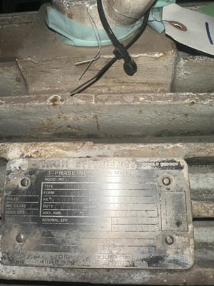 300 HP 3565 RPM Toshiba, Frame N587USS, TEFC, Used, 460 Volts - Image 2