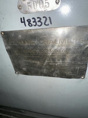 400 HP 1180 RPM Allis-Chalmers, Frame 586US, ODP, rebuilt, 2300 Volts - Image 1