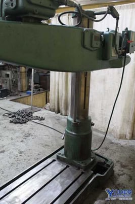 3' -9" Cincinnati Bickford, radial arm drill, power elevation, manual clamping, 3 HP, #72420 - Image 8