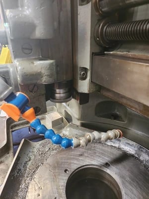 Fellows #645A, gear shaper, 18" dia., 5" stroke, riser assembly, excellent condition - Image 4