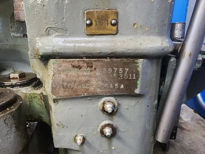 Fellows #645A, gear shaper, 18" dia., 5" stroke, riser assembly, excellent condition - Image 5