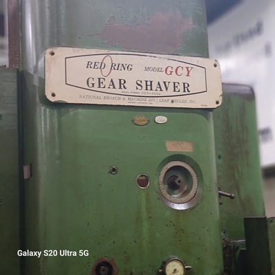 National Broach Red Ring #GCY-18, gear shaving machine, matched centers, crowning - Image 4