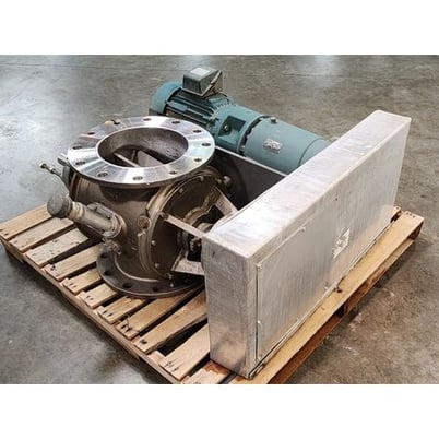 10" Flo-tronics, Stainless Steel Rotary Airlock Feeder Valve, 5 HP, 1750 RPM, 16.5" line height - Image 4